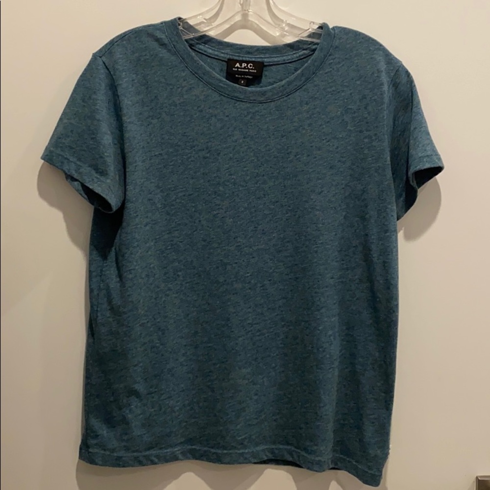 APC turquoise tshirt